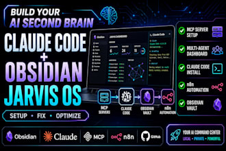 setup fix jarvis multi agent dashboard obsidian second brain mcp claude code