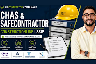 provide UK health and safety compliance for chas and safe contractor