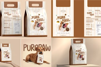 create pouch label design for myler bag, stand up pouch, coffee pouch design