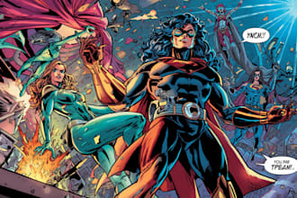 digitally color your comic book or webcomics professionally