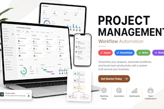 set up asana smartsheet wrike slack workflow automation and project management