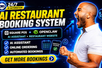 fix booking website sales automation for restaurant using square pos openclaw
