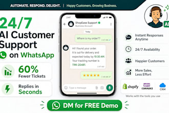 build whatsapp ai chatbot ai agent with langchain for customer support