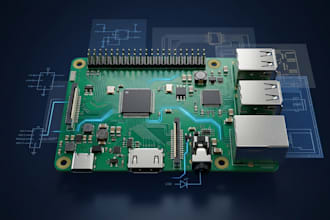 create professional raspberry pi pcb layout, schematic, and embedded hardware
