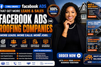 create facebook ads for roofing companies that generate leads with SMM