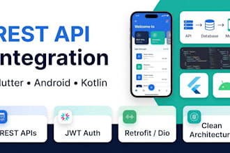 integrate rest apis into your android or flutter app