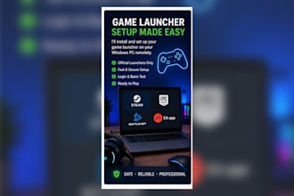 install and set up game launchers on your windows PC