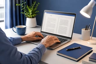 provide professional typing services