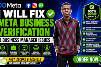 fix meta business verification and business manager issues