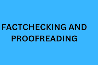 factcheck, proofread your ai document