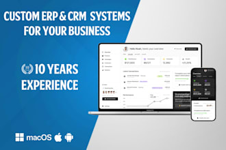 custom erp and CRM systems for your business