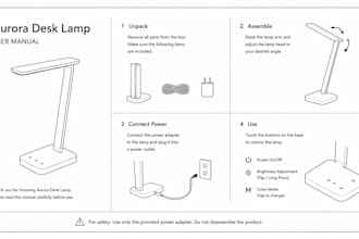 product instruction manual illustration