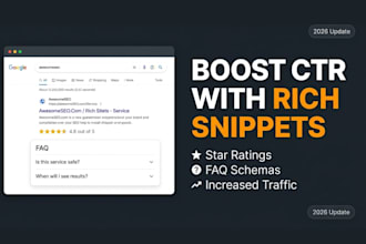 setup schema markup, structured data, and rich snippets for your website