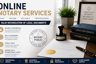 provide valid notarization of legal documents as an online notary
