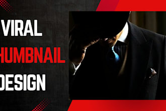 design viral youtube thumbnail and instagram posts