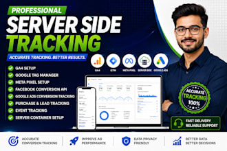 setup server side tracking, ga4, GTM, meta pixel