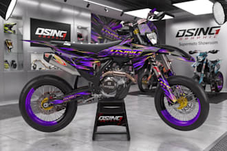 design professional motocross and supermoto graphics