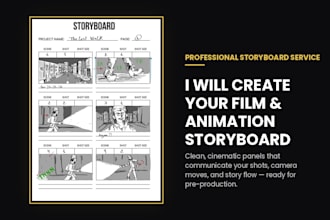 professional storyboard for you