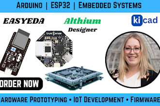 create hardware prototypes, arduino programming, esp32, embedded systems