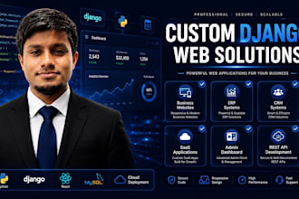 develop a custom django web application