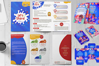 design card game easy to read rulebooks board game instruction manual box design
