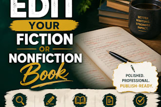 edit your fiction or nonfiction book
