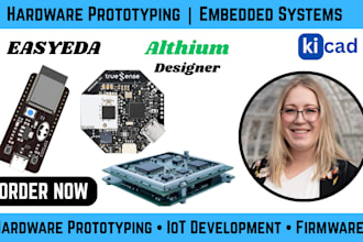 hardware prototyping, schematic, pcb board designing, arduino, esp32, stm32