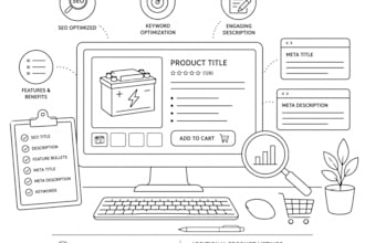 create a complete ecommerce listing