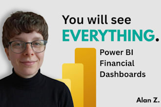 create a custom financial dashboard using power bi