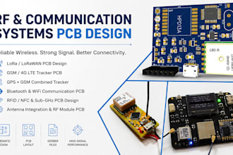 design lora GSM gps rf pcb, wireless communication and iot boards