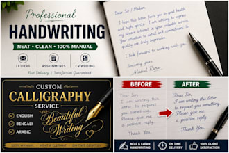 handwrite notes and letters