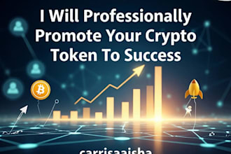 professionally do social promotion for cryptocurrency token