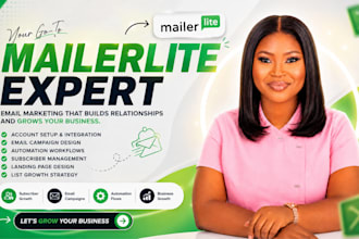 design mailerlite landing page popup form mailerlite website email automations