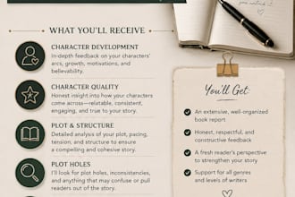 beta read your manuscript