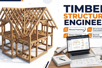 design timber structures, wood framing and structural calculations