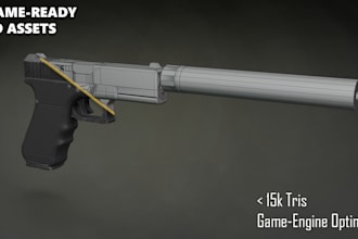 create game ready 3d props and textures