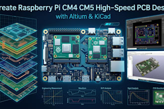 create raspberry pi cm4 cm5 high speed pcb design with altium kicad