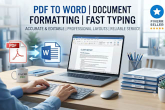 do fast typing, PDF to word, and document formatting
