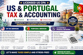 file US tax returns, back taxes, and portugal accounting