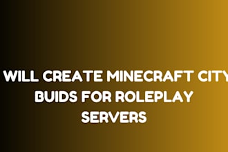 create professional minecraft builds for smp, roleplay, and gaming servers