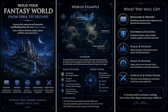 build fantasy worldbuilding ideas for your story