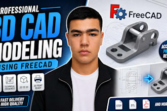 create professional 3d cad models in freecad