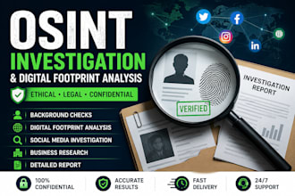 do osint investigation and digital footprint analysis