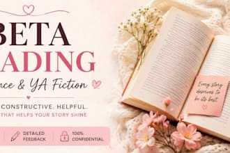 beta read your romance novel