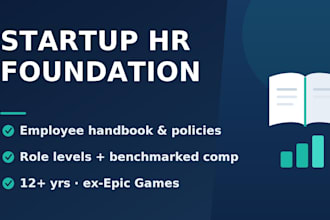 set up your startup HR policies employee handbook levels and compensation