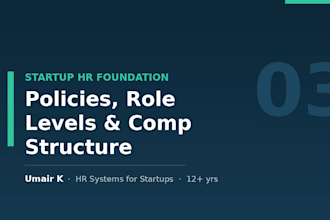 set up your startup HR policies employee handbook levels and compensation