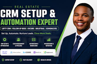 real estate crm follow up boss idx website kvcore gohighlevel lofty boldtrail