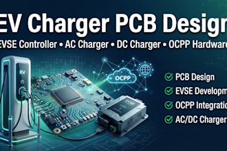 design ev charger pcb, evse controller, ac charger dc charger and ocpp hardware
