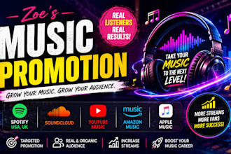 do us USA, UK spotify music promotion, sound cloud music promotion