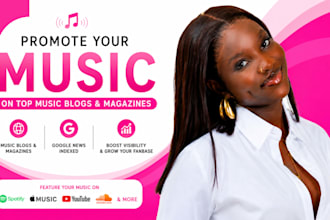 promote music article publish music blog goggle news music magazine website seo